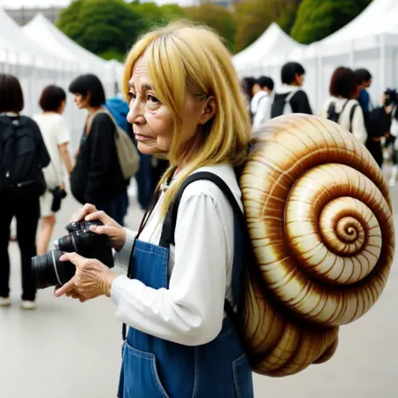snail tourist
