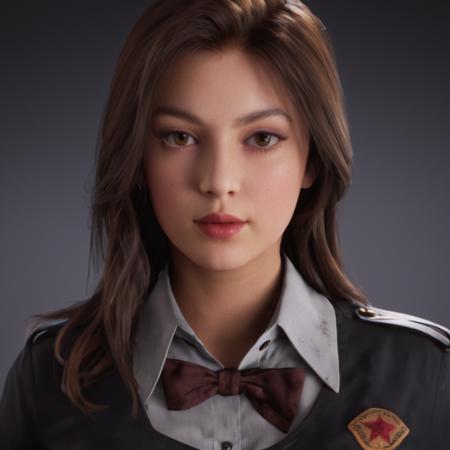 cinematic film still of  <lora:Unreal Engine style:1>
An Unreal Engine image of a woman with a gun and a shirt,1girl,solo,long hair,looking at viewer,simple background,brown hair,shirt,black hair,brown eyes,white shirt,upper body,weapon,parted lips,necktie,collared shirt,lips,gun,blood,rifle,blood on face,realistic,blood on clothes , realistic, realism, photorealism, hyperrealism, hyperrealistic, realistic, sharp, detailed, cinematography style, film light style, movie still,  professional photography, artistic, perfection, contrast, cinematic, filmic, high quality photo,  8k quality, colorful, photography style, 3D computer graphics, Blender, 3ds Max, Maya, Cinema 4D, ZBrush, AutoCAD, LightWave 3D, Adobe Dimension, virtual reality, 3d, different people, different characters, different models, detailed eyes, detailed nose, detailed ears, detailed environment, detailed body, detailed face, detailed nipples, detailed breasts, detailed feet, detailed hands, perfect, perfection, epic, awesome, Interactive, Cybernetics, different lighting, light, Video games, Film and television, Unreal, real-time 3D,  Epic Games style, Unreal Engine style, shallow depth of field, vignette, highly detailed, high budget, bokeh, cinemascope, moody, epic, gorgeous, film grain, grainy