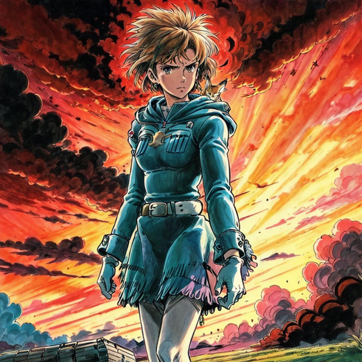 Nausicaa comics (Nausicaa of the Valley of the Wind) LORA image by jibunsagasinotabi