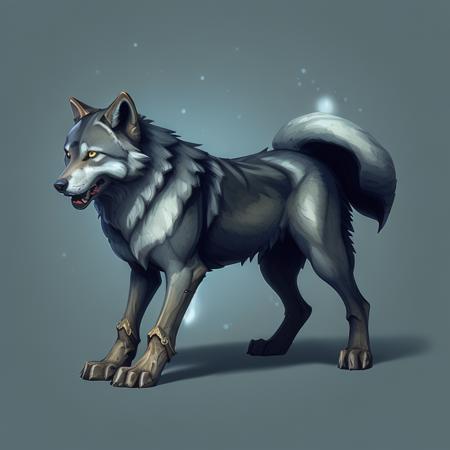 wolf, item, fantasy art