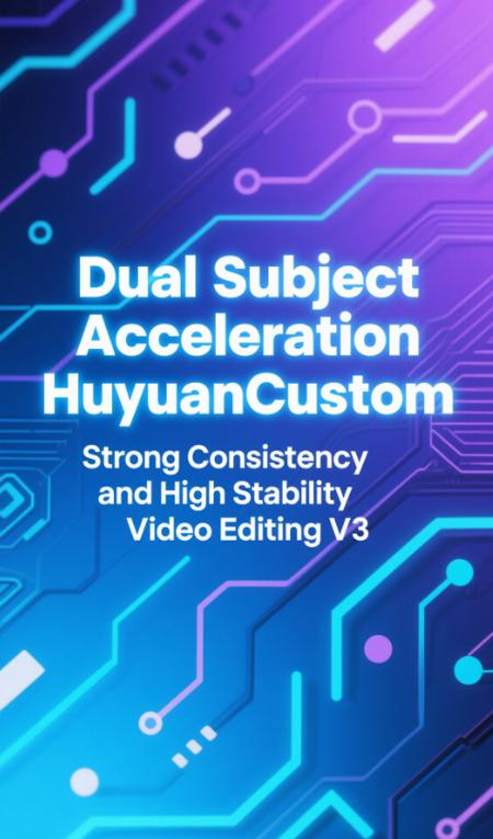 Dual Subject Acceleration HuyuanCustom Strong Consistency and High Stability Video Editing V3 v1.0