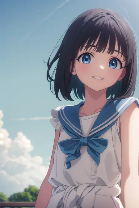 Kao Akebi (明日 花緒) - Akebi's Sailor Uniform (Akebi-chan no Sailor-fuku) (明日ちゃんのセーラー服)