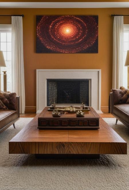 9((Hyper-Surrealistic ancient atomic artifact))BREAK((((modern living room [mahogany | oak | maple | cherry | teak] furniture)))BREAK(((psychadelic trippy carpeting)))((Creative((Photo Masterpiece 8k wallpaper [Verb | adjective | noun])))BREAK(dodge and burn, corner edge darken vignette)((exposure POP!!!) hdr extremely intricate, High (Detail:1.1), Sharp focus, dramatic cinematic light, 8k textures, elegant, ((((cinematic look))))breathtaking, insane details)) 
<lora:LCM-LoRA-XL_V1:0.21>
<lora:SDXLHighDetail_v5:0.5>
<lora:add-detail-xl:0.5>
<lora:ral-exposure:0.2> ral-exposure <lora:sdxl_photorealistic_slider_v1:1.5>