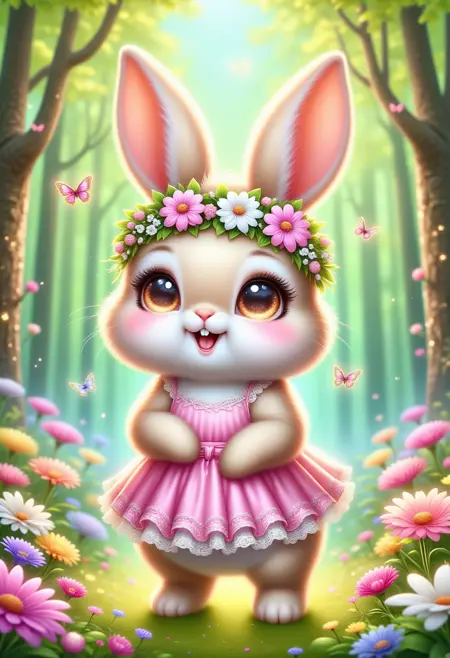 [Pinkie] -🐰🐱 Chibi Animals 🐻🦊- [Flux/SDXL]