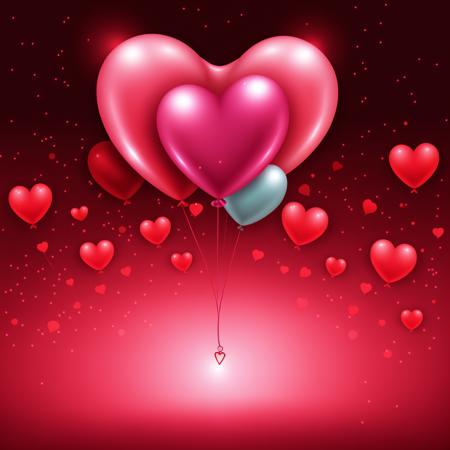 Balloons Heart Valentine Days