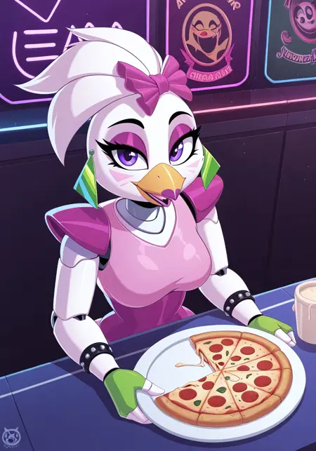 Glamrock Chica - FNAF: Security Breach (Illustrious)