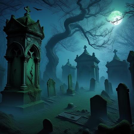 Haunted Streets of Highgate: A Gothic Cemetery Lora v1.0 (SDXL)