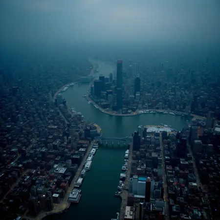 High Angle (from above) cinematic style XL + F1D
