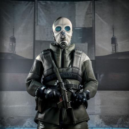 metrocop mask gas mask military police