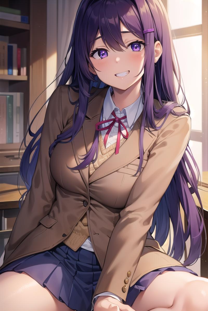 Yuri - Doki Doki Literature Club image by nochekaiser881