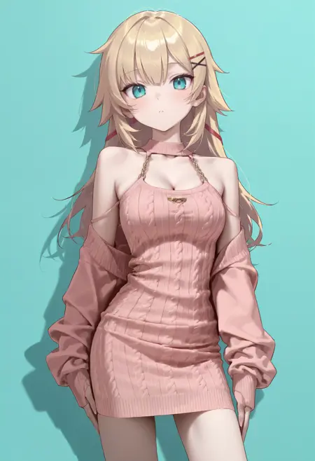 Ulzzang Dress & Cardigan