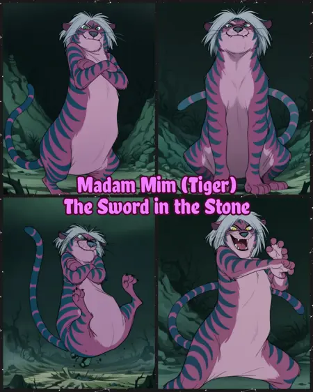 Madam Mim (Tiger) | The Sword in the Stone | IllustriousXL & PonyXL