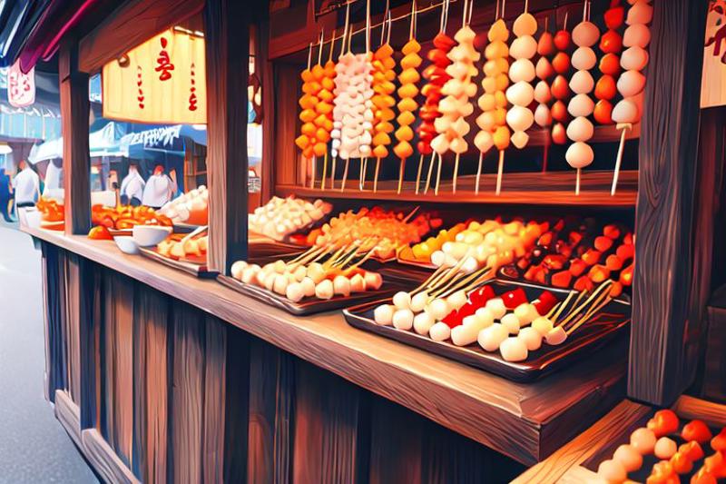 skewered rice dumpling shop image by TK31