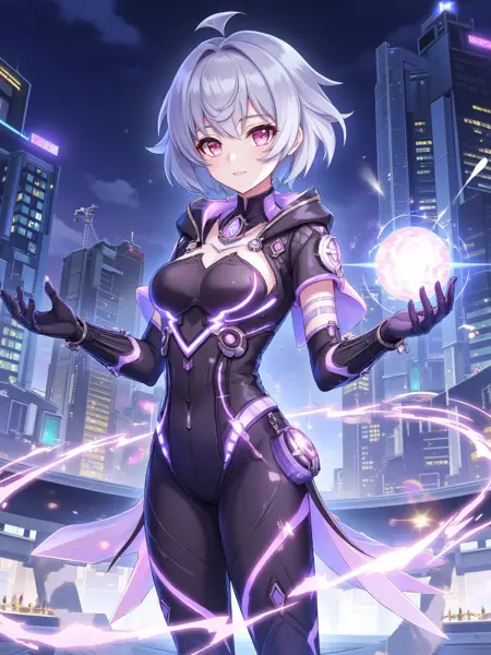 【Cartoon Character Art】Genshin Impact Style Character Poster - Flux