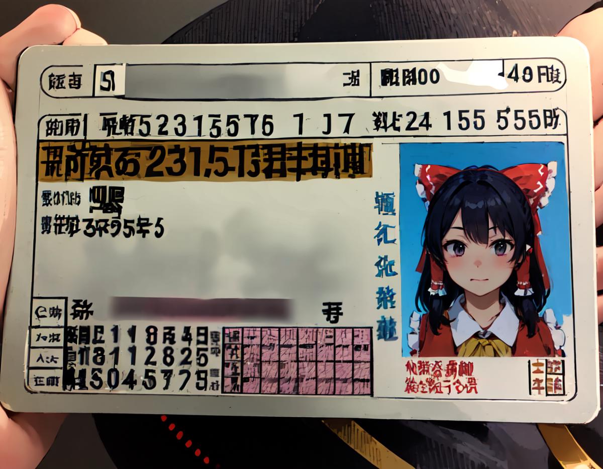 [Concept] Japanese Driver's License / 日本の自動車免許 image by darashine