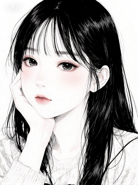 造梦实验室-风格加强-黑白动漫-FLUX v1.0