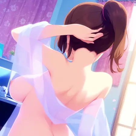 Hair Adjust - From Behind POV [Pony] Pose LoRa