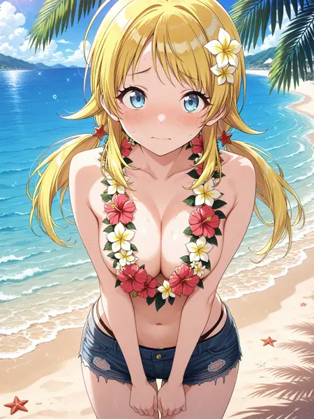 Flower necklace / Lei (Illustrious)