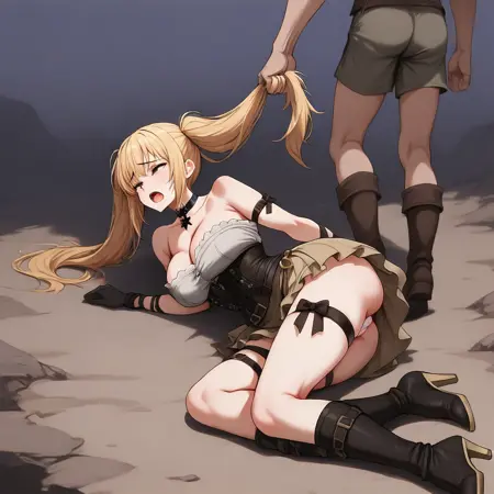 Dragged Away by Hair, Dragging Away (Pony/IL/SD/SDXL)