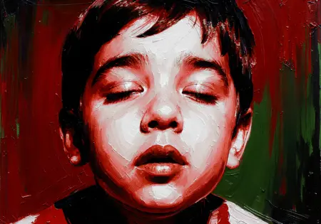 Contemporary Oil Painting - Disrupted Realism v1