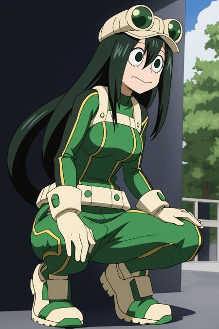 <lora:MHA_asui tsuyu:0.7> asui tsuyu, 8k, absurdres, anime, masterpiece,