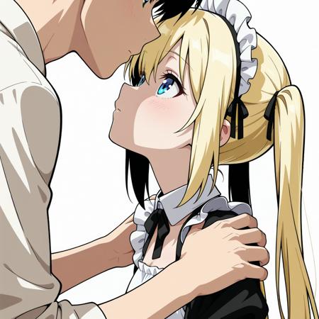 Civitai 斜め見上げキス寸前  / Upward diagonal view, imminent kiss, v1.0