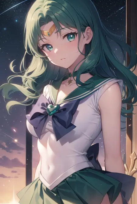 Michiru Kaiou (海王 みちる) / Sailor Neptune (セーラーネプチューン) - Sailor Moon (美少女戦士セーラームーン) - COMMISSION