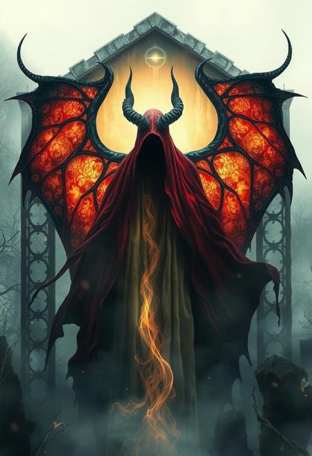 Captured Within A Shroud of Autumn
All Is Silent as I Depart The Earth
Only The Sound of A Storm So Far
Drawing Nearer To Catch My Soul
My Life Is Ended, Another Has Begun
Descent Forever To Serve The Dark
Aurora Borelia Shining Bright
Horned Master I Am Thy Spawn
Flutes Of The Past Play Tunes of Sadness
Horned Shape Granted Me WIngs
To Fly Towards The Northern Sky
To Reach Silence and Peace
Garden of Ice, Trees of Sorrow
Behind The Gates Is My Tomorrow
Garden of Ice, Trees of Sorrow
My Spirit Is Free To Worlds Beyond