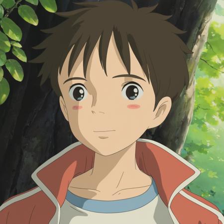 Portrait of a boy, stunning, cute
, StdGBRedmAF, Studio Ghibli, <lora:StdGBRedmAFPashDebiCOMTE:1>