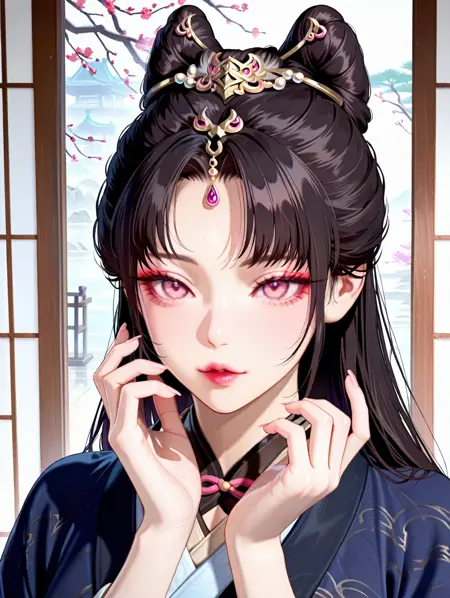 【永劫无间】玉玲珑发型-不蛊[Naraka: Bladepoint]  Yu Linglong Hairstyle: Bu Gu