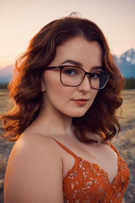 leana lovings in glasses