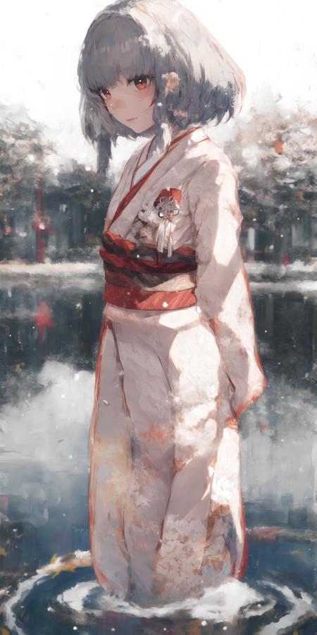 siragiku\\(ffmb\\),black kimono,1girl,solo siragiku\\(ffmb\\),white kimono,1girl,solo