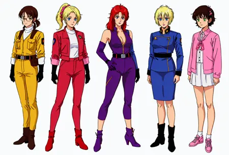 (GUNDAM ZZ)character pack 2 LORA