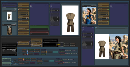 Qwen Clothing Tranfer - ComfyUI Workflow v1.1