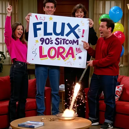90s Sitcom Style - FLUX