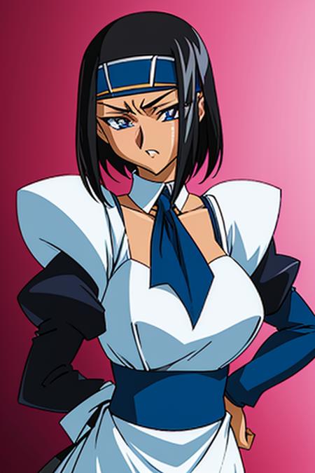 Makoto_VIPER Makoto_VIPER, short hair, black hair, dark-blue eyes, wide headbandanna,