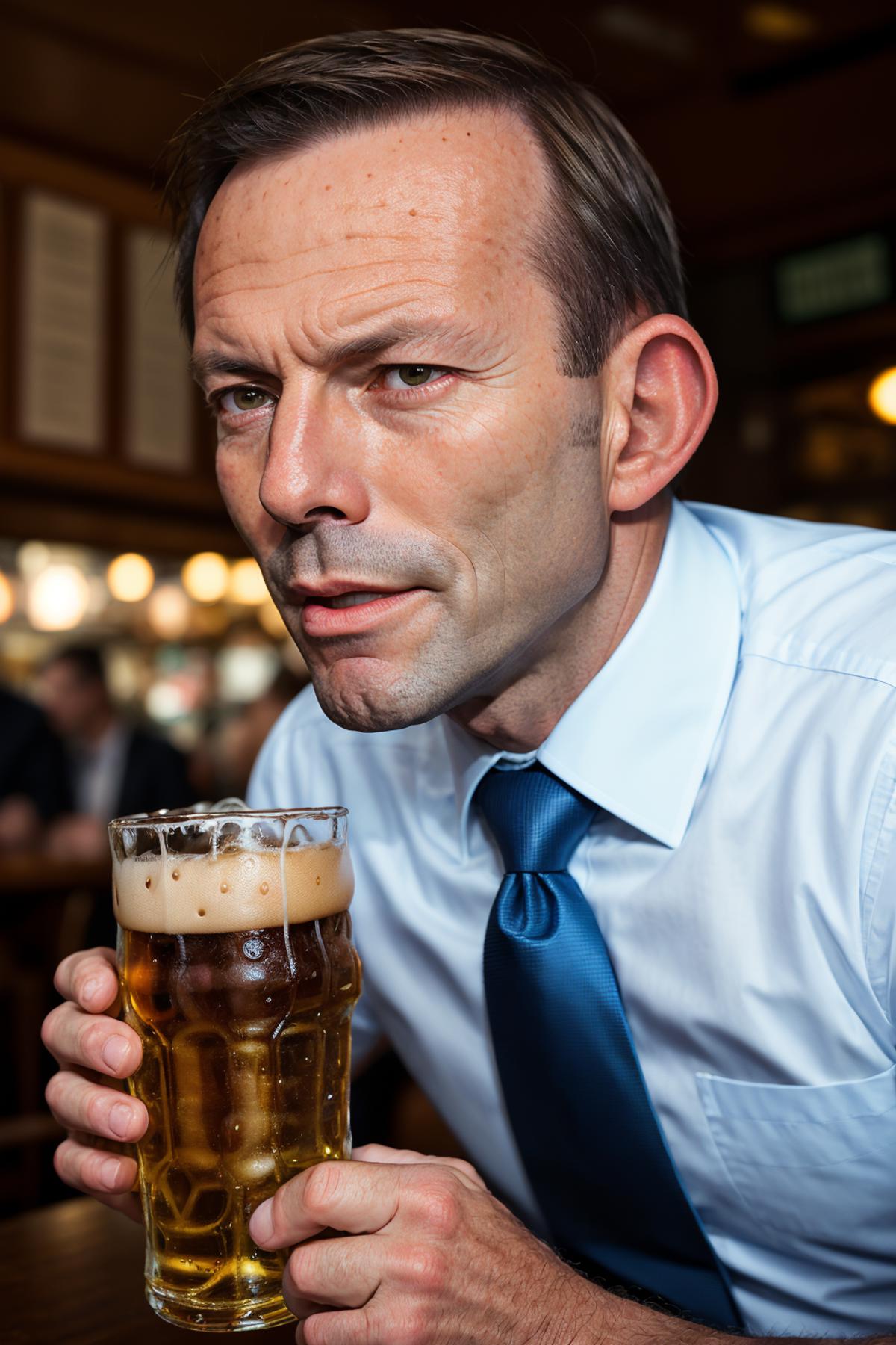 Tony Abbott, Eater of Onions image by PressWagon