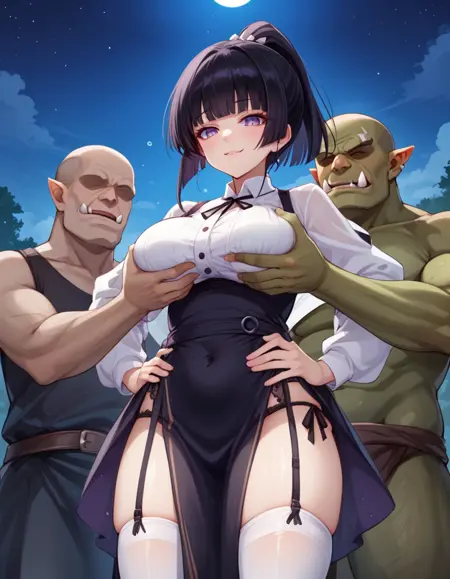 Gentle Double Breast Grab