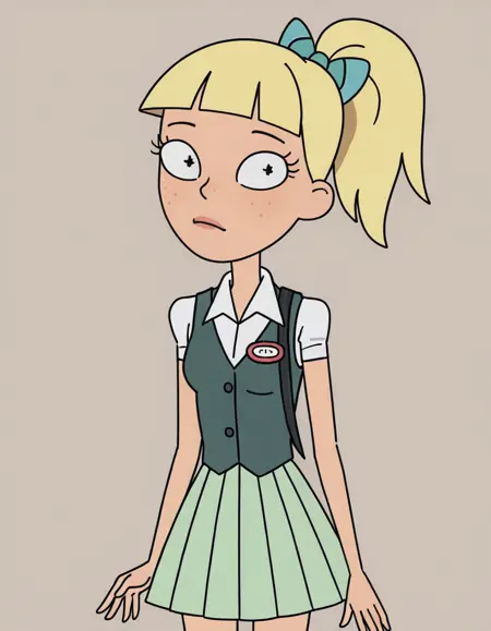 Annie (Rick & Morty) Pony + illustrious