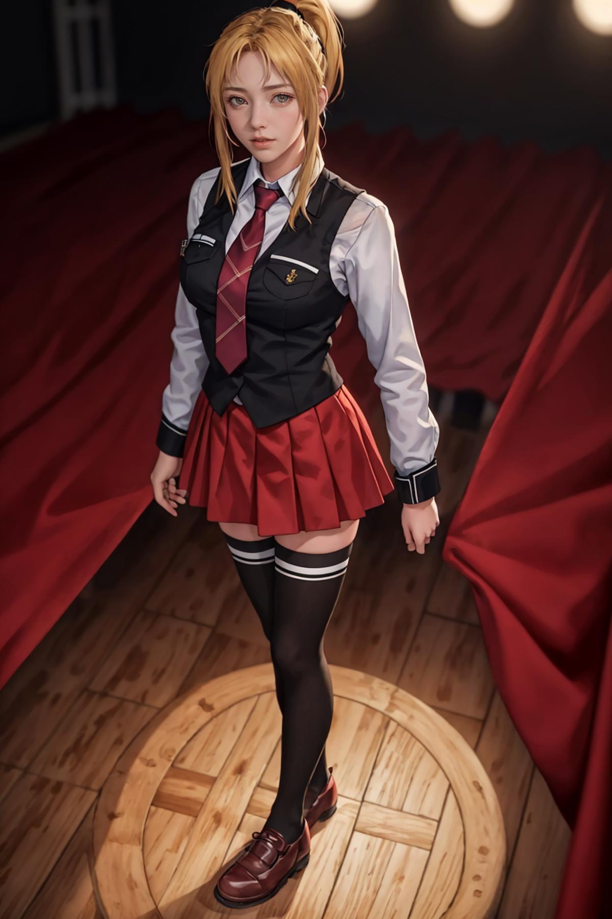 [Bible Black]saeki kaori(school uniform)《黑暗圣经》佐伯香织 image by affa1988