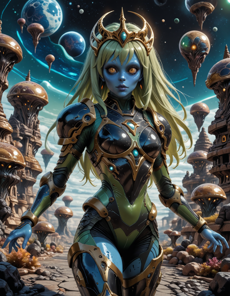 Alien girl (SDXL/Illustrious) Illustrious