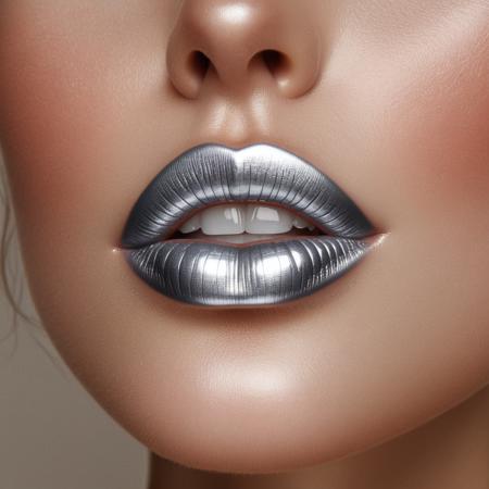 Metallic Silver Lips v1.0