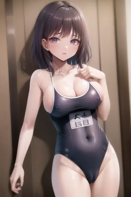 Undersized Swimsuit (One Piece Swimsuit) Locon