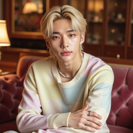 Hyunjin from Stray Kids Flux LoRA v1.0