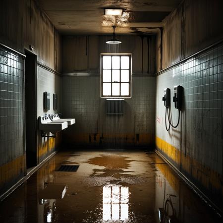Prison shower background v1.0