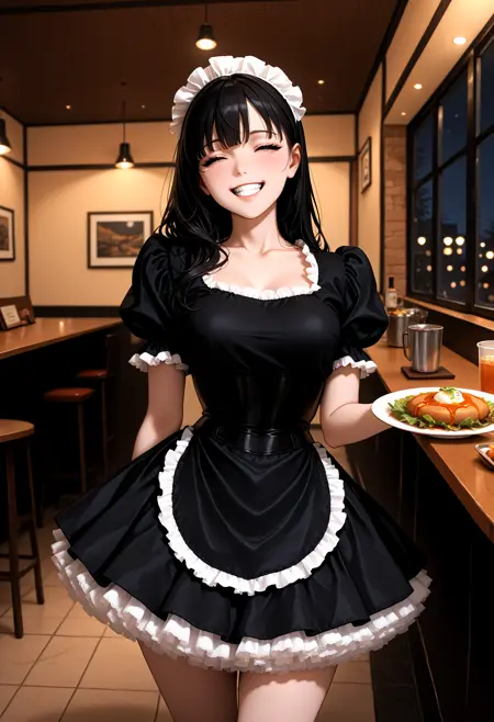 Satin Maid Dess