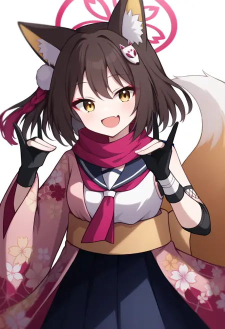 Kuda Izuna | 久田イズナ (Blue Archive) | SD1.5 + PonyXL V6