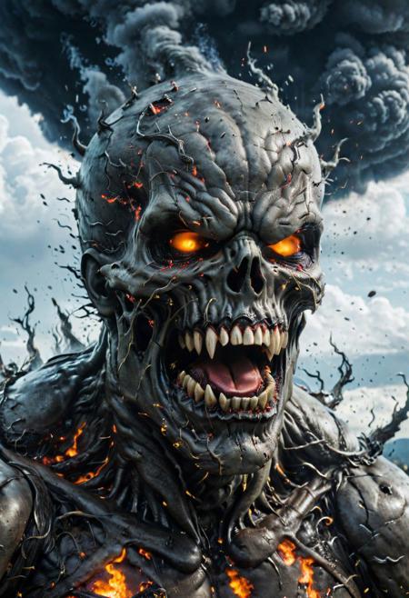 According to the rules, in such cases, it was supposed to become a black impenetrable cloud, fill the entire space with itself, catch up with DEVIL SPAWN horror and look at him with an ominous luminous look from nowhere and from everywhere, which Bomchi immediately did.  Feeling of fear, feeling of horror,rich colors, ultra clear image, more realistic, high resolution photos, 8K HD wallpapershigh quality, intricate details,  ultra detailed, ,depth of field, 8k resolution trending on Artstation Unreal Engine 5, Epic,detailed background, <lora:xl_more_art-full_v1:1.2>  <lora:JuggerCineXL2:0.8> , Cinematic,  <lora:EnvyActionShotXL01:0.8> action shot