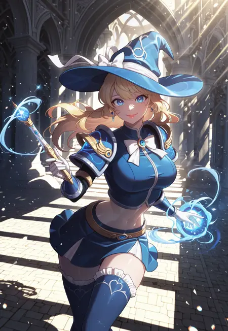 Sorceress Lux / League of Legends