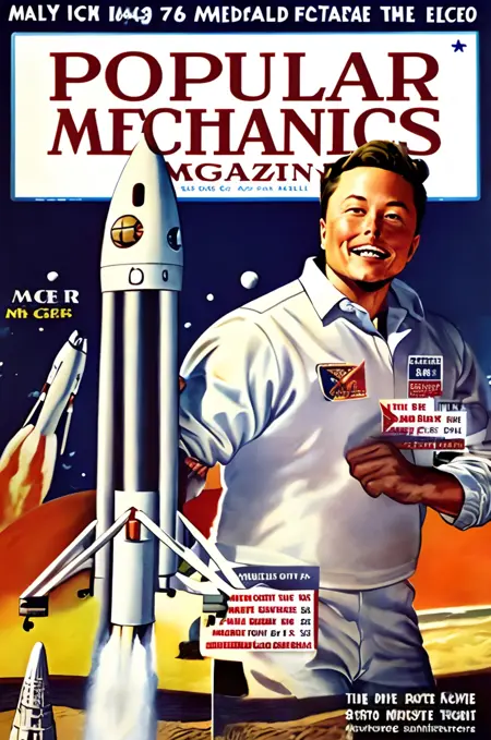 Vintage Popular Mechanics cover